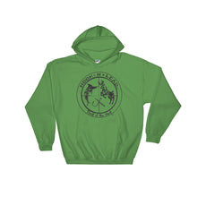 HOOKNLEAD.com offers men and woman a hoodie pullover for outdoors man that hunt fish in black print