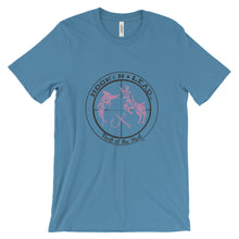 HOOKNLEAD.com offers a woman short sleeve t shirt for outdoors man that hunt fish in pink print