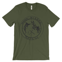 100% cotton T-shirt with black logo (14 colors)