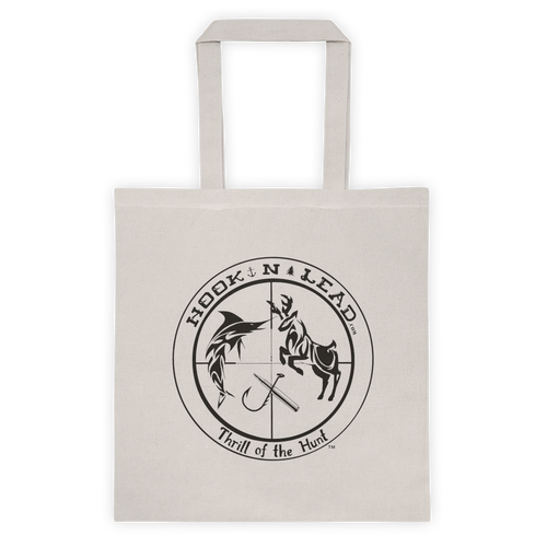 Canvas Tote bag with Black print