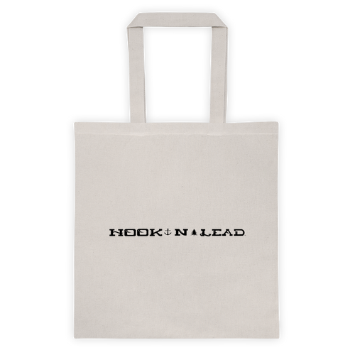 Canvas Tote bag with HOOKNLEAD Print