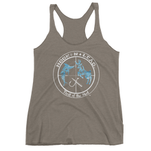 Women's triblend racer back tank top (14 colors)
