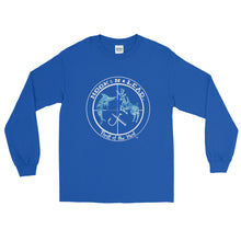 HOOKNLEAD.com offers men and woman a long sleeve t shirt for outdoors man that hunt fish in ocean print
