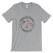 HOOKNLEAD.com offers men and woman a short sleeve t shirt for outdoors man that hunt fish in usa stars and stripes print