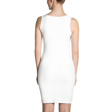 Women's polyester-spandex blend White Sublimation Cut & Sew Dress