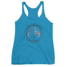 Women's triblend racer back tank top (5 colors)