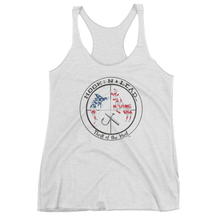 Women's triblend racer back tank top (5 colors)