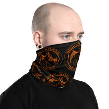 Face Covering Orange Print