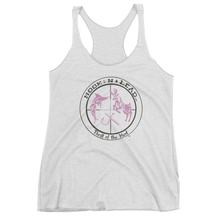 Women's triblend racer back tank top (5 colors)
