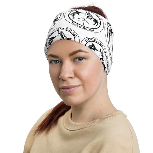 Face Covering Black Print