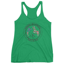 Women's triblend racer back tank top (5 colors)