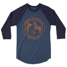 Soft poly-cotton blend 3/4 sleeve raglan baseball shirt (8 colors)