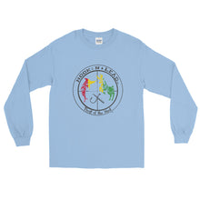 Jersey knit cotton Long Sleeve T-Shirt with ribbed cuffs (11 colors)