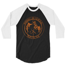Soft poly-cotton blend 3/4 sleeve raglan baseball shirt (8 colors)