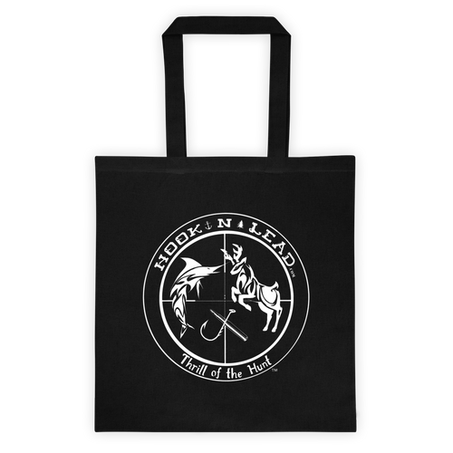 Canvas Tote bag with White print