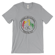 HOOKNLEAD.com offers men and woman a short sleeve t shirt for outdoors man that hunt fish in rasta print