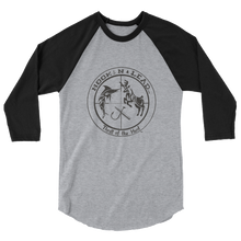 Soft poly-cotton blend 3/4 sleeve raglan shirt (8 colors)