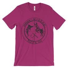 100% cotton T-shirt with black logo (14 colors)