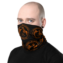 Face Covering Orange Print
