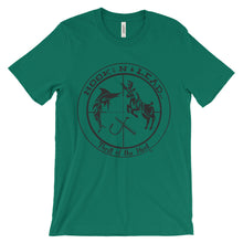 100% cotton T-shirt with black logo (14 colors)