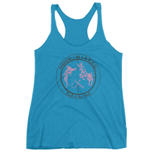 Women's triblend racer back tank top (5 colors)