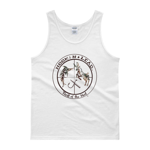 HOOKNLEAD.com offers men and woman a tank top for outdoors man that hunt fish in realtree print