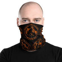 Face Covering Orange Print