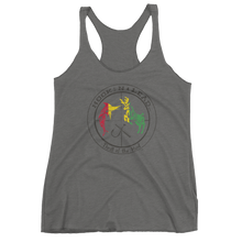 HOOKNLEAD.com offers woman a tank top for outdoors man that hunt fish in rasta and black print